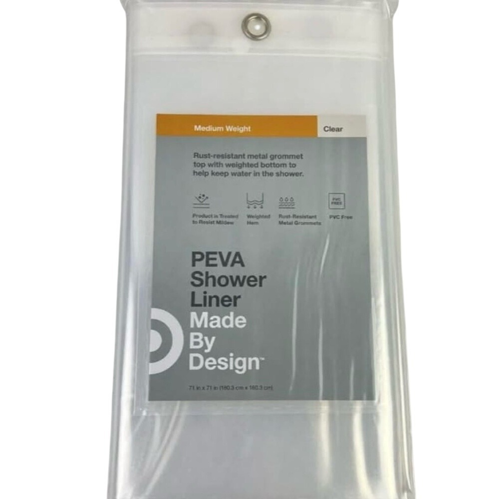 Made‎ By Design Transparent PEVA Shower Liner
